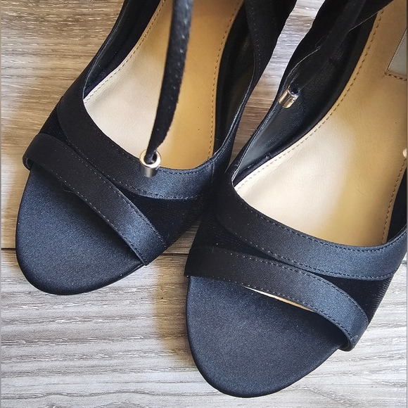 Nina Cherie Illusion Sandal Heel Sz: 7.5 - Black - Picture 11 of 16